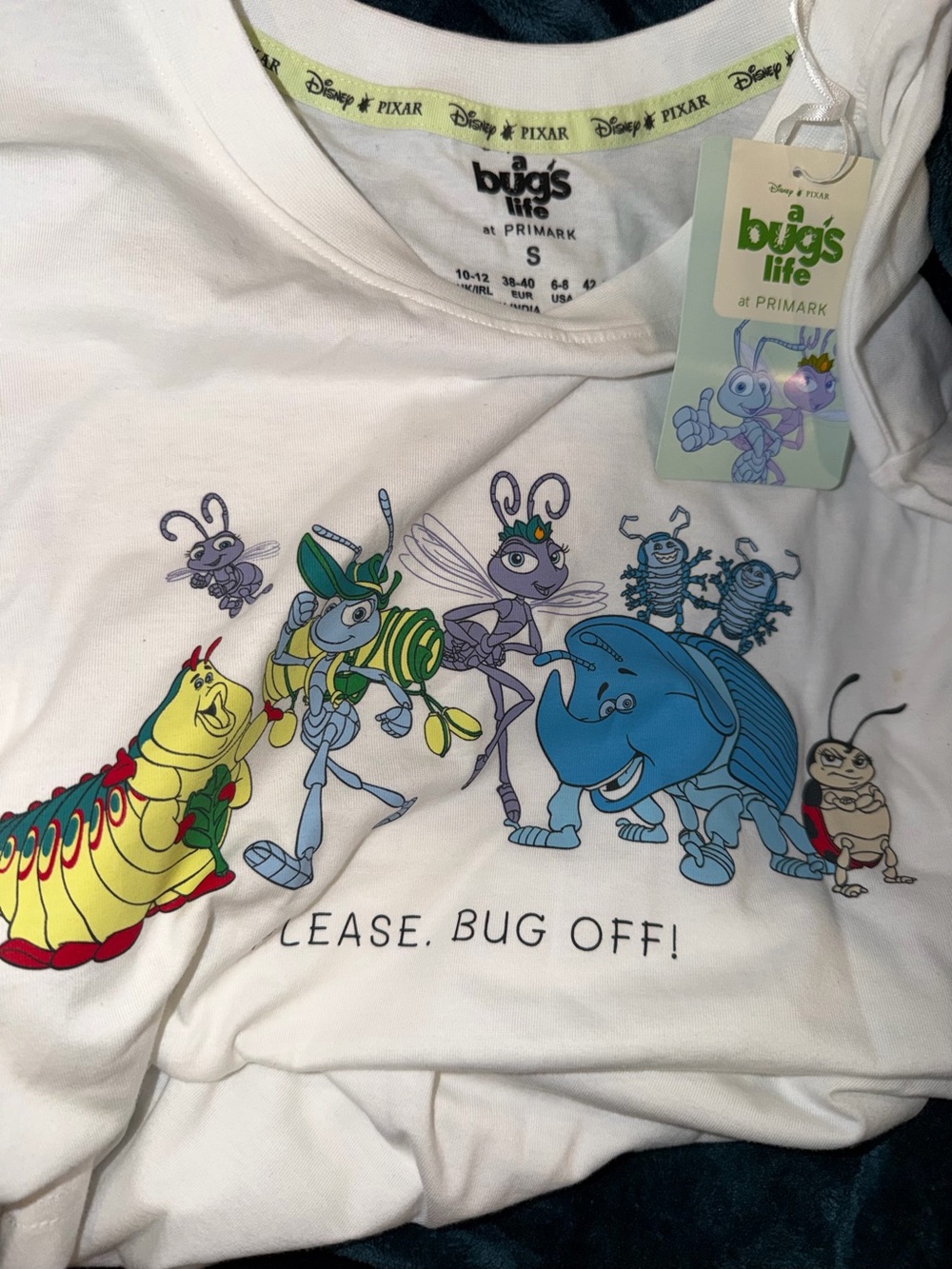 Disney Pixar A Bug's Life Graphic Tee - White